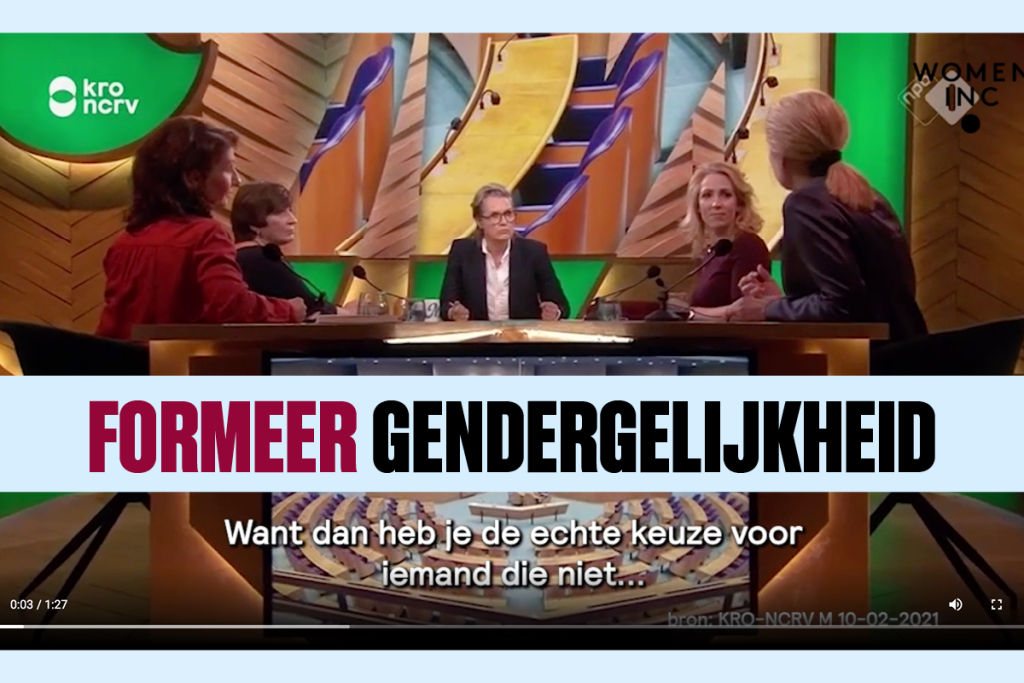 Formeer Gendergelijkheid